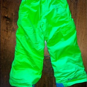 NEW XXS Lime Green Youth Snow and/or Ski Pants